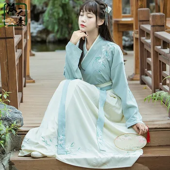 2020 חדש Fahion סינית עתיקה מסורתית Hanfu נשים בחורה פיוז ' ן מודרני ההאנבוק הזה שושלת טאנג Consum את המשחק מסיבת קוספליי