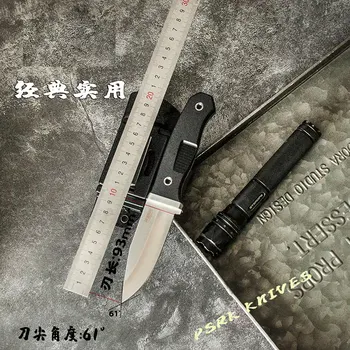 PSRK 9CR18MOV או 14C28N להב G10 להתמודד סכין קמפינג תחת כיפת השמיים סכין הישרדות כלי ציד סכין טקטי השירות EDC כלי