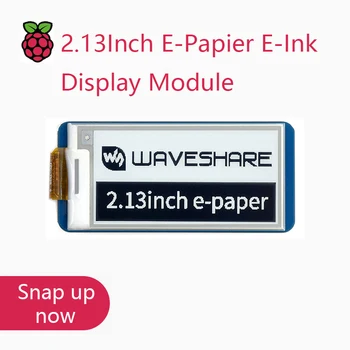 Waveshare 2.13 אינץ E-עיסת נייר E-Ink Display מודול Voor Pi פטל פיקו, 250*122, zwart/שנינות, Spi