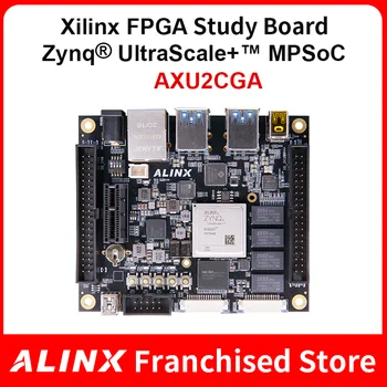 ALINX AXU2CGA: Xilinx עם רכיב ה-zynq UltraScale+ MPSoC XCZU2CG FPGA לפיתוח המנהלים Vitis-AI DPU 1GB זיכרון DDR4