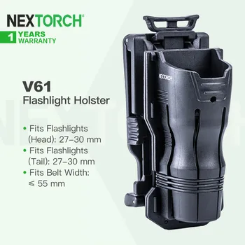 Nextorch V61 מהיר התיקו פנס נרתיק, 360° Rotatable, תואם את הלפיד של קוטר 27-30mm וחגורות פחות מ-55mm