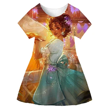 בנות Encanto קסם דיסני שמלות קרנבל הקיץ החדש לילדים Princess Mirabel שמלת מסיבת יום הולדת מדריגל תחפושת ילד השמלה.