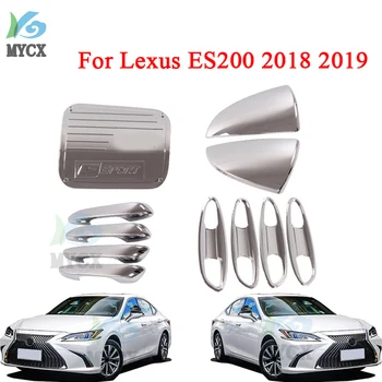 עבור לקסוס ES200 2018 2019 Chrome אביזרים ABS Chrome ערכות עבור לקסוס ES200 סגנון רכב דקורטיביים חלקים 15PCS