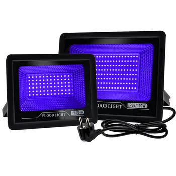 50W 100W LED UV אשפרה מנורת 395nm פלורסנט זיהוי מנורת תאורת 3D הדפסה דבק צללים דבק ריפוי אור