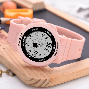 חדש שעון דיגיטלי נשים באיכות גבוהה עמיד למים 50m שעון בנים בנות תלמידים הדיגיטלי שעון מעורר relogio feminino