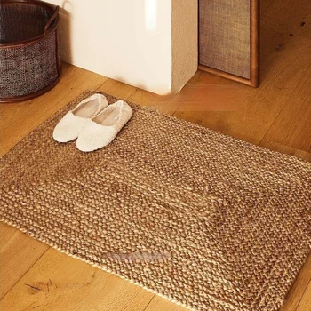 יוטה שטיח מלבני 2x4 מטר רץ השטיח אריגה סגנון הפיך הרצפה שטיח אופנתי פשוטה השטיח