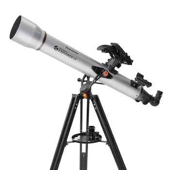 Celestron SSE LT80AZ אסטרונומיות בטלסקופ StarSense טלפון נייד קליפ 80/900 רוחב טקס סוגר סגסוגת אלומיניום חצובה