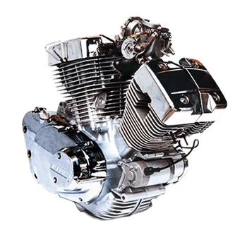 CQJB באיכות גבוהה 250CC מנוע האופנוע XV250CC אוויר מקורר 2 צילינדר מנוע האופנוע הרכבה