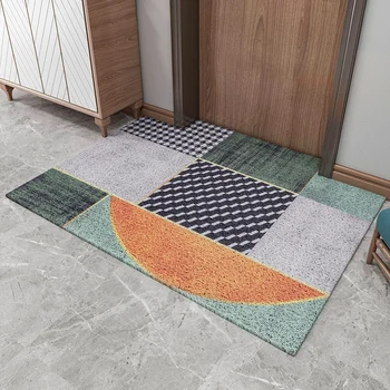 המסדרון דלת מחצלת השטיח ניתן לחתוך צורה מטבח שטיחון האמבטיה שטיח נגד החלקה Dustproof הביתה מחצלות, שטיחים מותאמים אישית מחצלת דלת הכניסה.