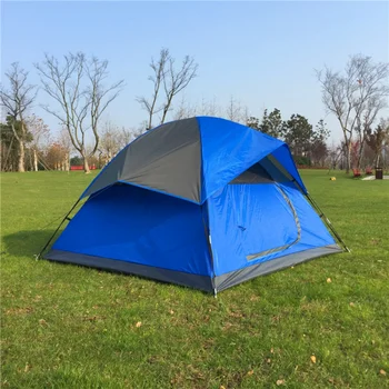 תרמילאים אוהל 3-4 אדם קמפינג אוהלי 4 עונות עמיד למים לנשימה נייד קל משקל מסעות ציד אוהל האולטרה