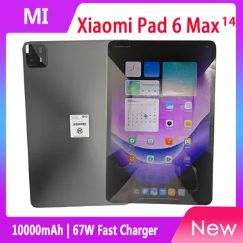 החדש Xiaomi Pad 6 מקס 14 Tablet PC מעבד Snapdragon 8+ 10000mAh סוללה 14 אינץ ' 120Hz 2.8 K UHD עם מסך 67W מהר מטען Mi Pad
