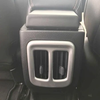 עבור ג ' יפ מצפן 2017 2018 ABS מט/סיבי פחמן המכונית האחורית מזגן לשקע פתח מסגרת הכיסוי לקצץ אביזרי רכב 1pcs