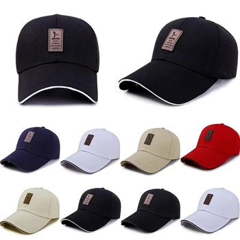 2022 כותנה חיצוני ספורט קאפ עבור גברים, נשים, מוצק צבע כובע מצחיה כובע הדייגים קיץ מזדמן שמש כובע משאית כובע היפ הופ כובע חדש.