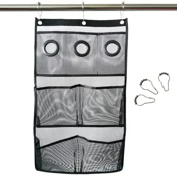 שירותים ארגונית אחסון מקלחת הקאדילק תיק רשת מקלחת סל מהיר יבש עם כיסים נייד המקלות המעונות קמפינג שחייה