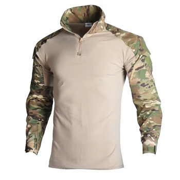האן פראי האדם של הצבא חולצות צבאי קרבי טקטי בגדים ציד המדים הסוואה איירסופט בגדים לקמפינג חולצות גודל גדול