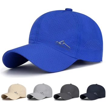 לנשימה חיצוני ספורט קאפ זכר ייבוש מהיר כובעים casquette Homme כובע Snapback כובע בייסבול, גולף כובעים לגברים משלוח חינם
