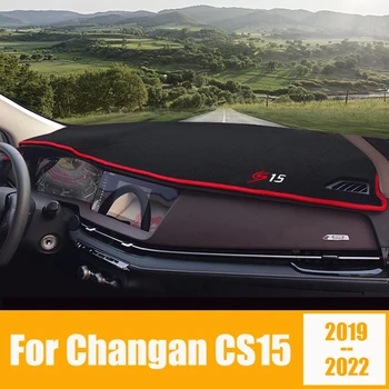 על Changan CS15 2016-2018 2019- 2021 2022 לוח המחוונים במכונית להימנע אור משטח נגינה פלטפורמה השולחן לכסות מחצלות, שטיחים ואביזרים