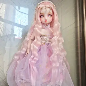 28cm Elf נסיכה הבובה הילדה שדון סט מלא כל בובה עם 3D העיניים חצאית פאה לילדים מתנות יום הולדת