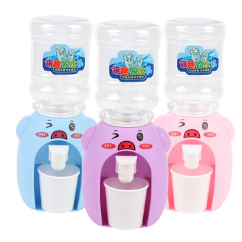 1PC יצירתי מיני מתקן המים לילדים מתנה חמודה מים מיץ חלב ברזייה סימולציה קריקטורה מטבח, צעצועים לילדים