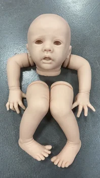20inch מחדש הבובה ערכת אלה נדירים מוגבל מכר מהדורה מציאותי מגע רך ויניל צבוע לא מורכב עם הגוף והעיניים