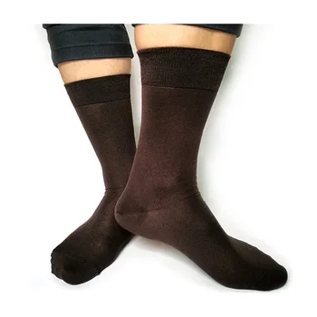 Mens מוצק צבע גרביים עבור אנשי עסקים באיכות גבוהה מותג קפה השמלה הזאת מתאימה גרביים חדשות אופנה זכר סוקס