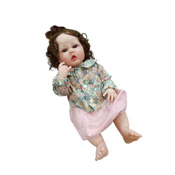 בובה השינה פעוט מקסים בובות מציאותי, בחורה צעצוע קישוט