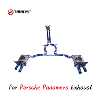 עבור פורשה Panamera 970 971 פליטה Catback Taibosi ביצועים חשמלי שסתום שלט רחוק לרכב פליטה Coutout אביזרים