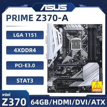 LGA 1151 לוח אם Asus ראש Z370-A DDR4 64GB מידע Z370 PCI-E 3.0 מ. 2 SATA III USB3.1 HDMI ATX עבור 8 Gen Core i7 מעבד i5
