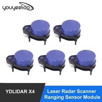 לידר-053 EAI YDLIDAR X4 לידר רדאר לייזר סורק החל חיישן מודול 10m 5k החל תדר EAI YDLIDAR-X4