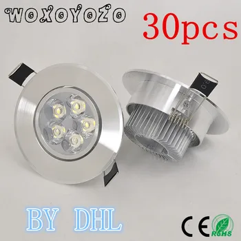 על ידי DHL 30pcs LED ניתן לעמעום Downlight קלח 9W 12W 15W 21W שקוע אור LED ספוט AC 110V-220V 85-26V קישוט מנורת תקרה